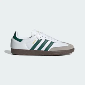Adidas Samba OG Cloud White & Collegiate Green