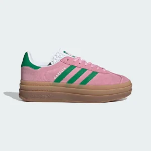 Adidas Gazelle Bold True Pink Green & Cloud White
