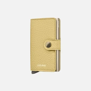 Secrid Mini Wallet Pebble Butter Yellow